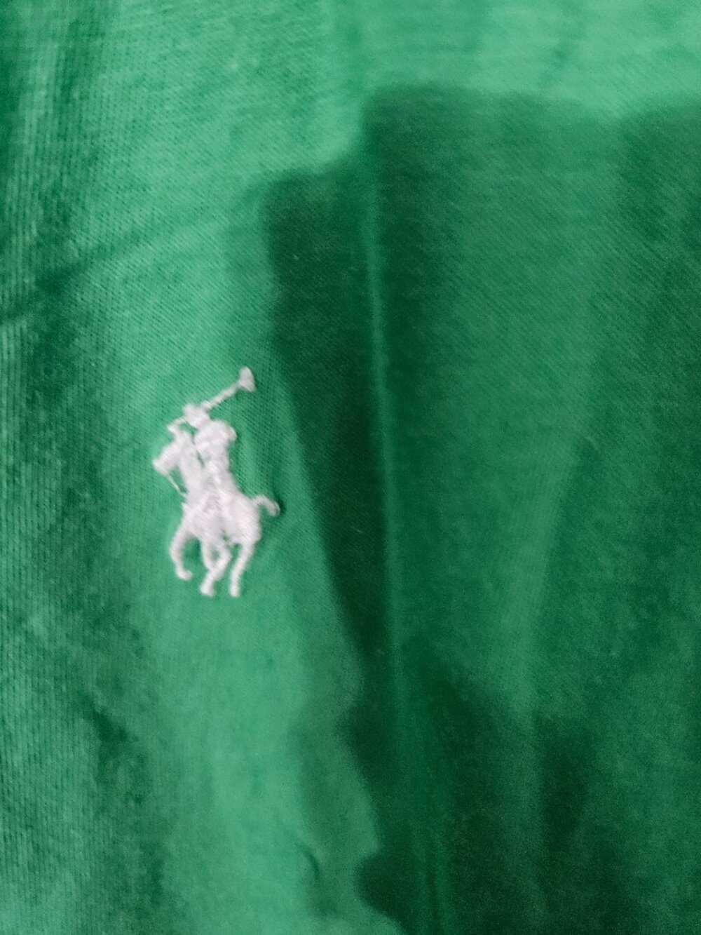 Ralph Lauren Sport Green V-Neck Ringer Tee Women's XL